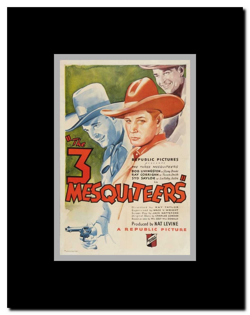 The Three Mesquiteers Framed Movie Poster