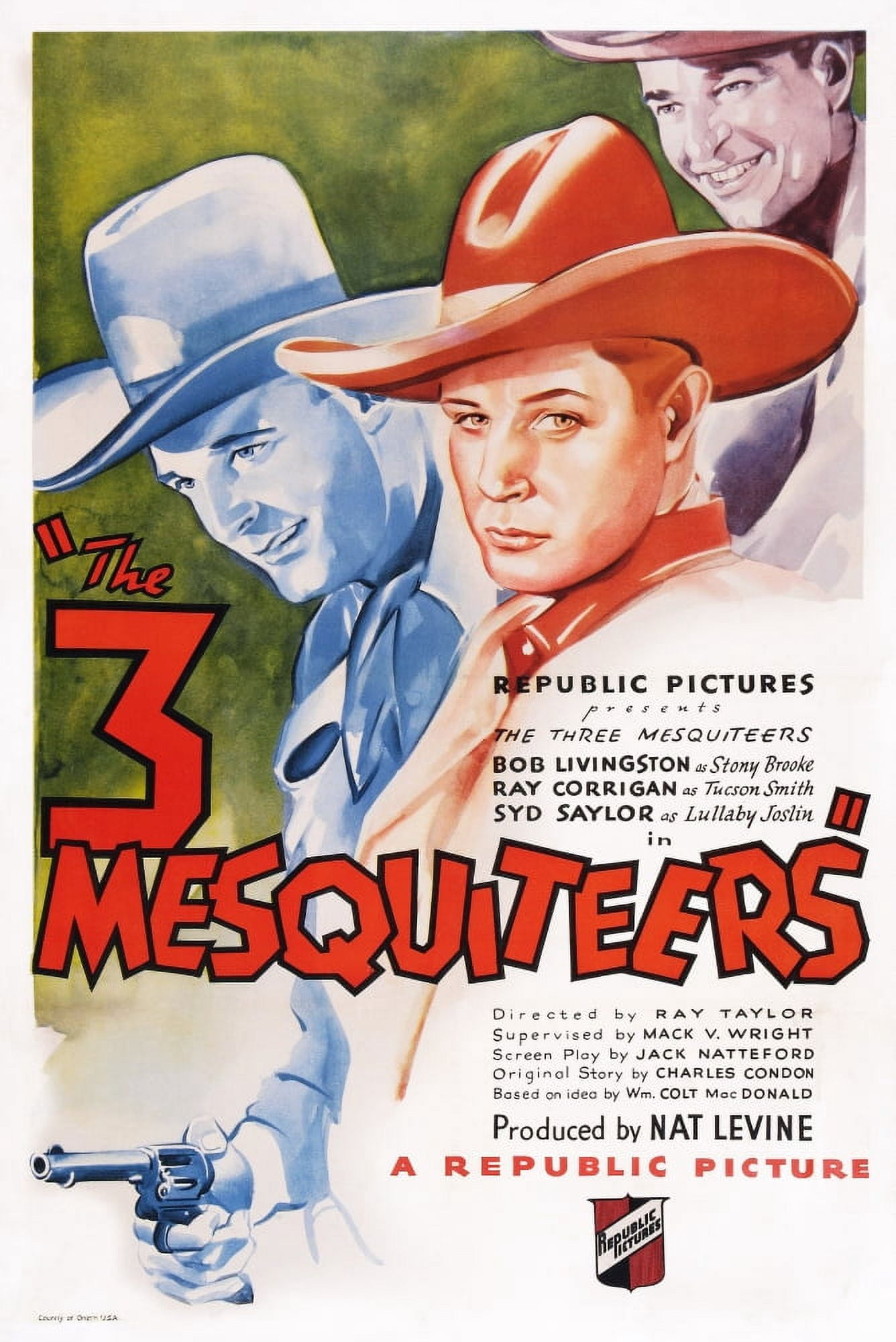 The Three Mesquiteers U Canvas Art - (11 x 17)