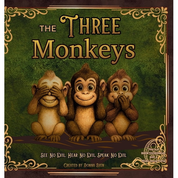 The Three Monkeys: See No Evil, Hear No Evil, Speak No Evil, (Hardcover)
