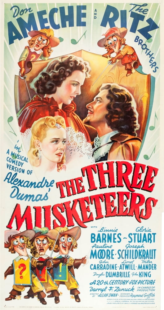 The Three Musketeers Canvas Art -  (24 x 36)