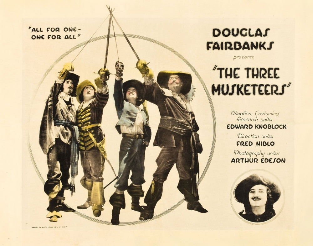 The Three Musketeers Canvas Art - (28 x 22)