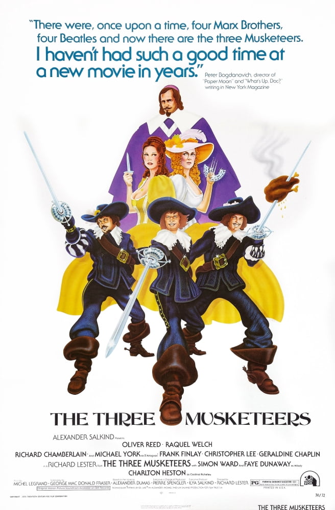 The Three Musketeers U Canvas Art - (24 x 36)