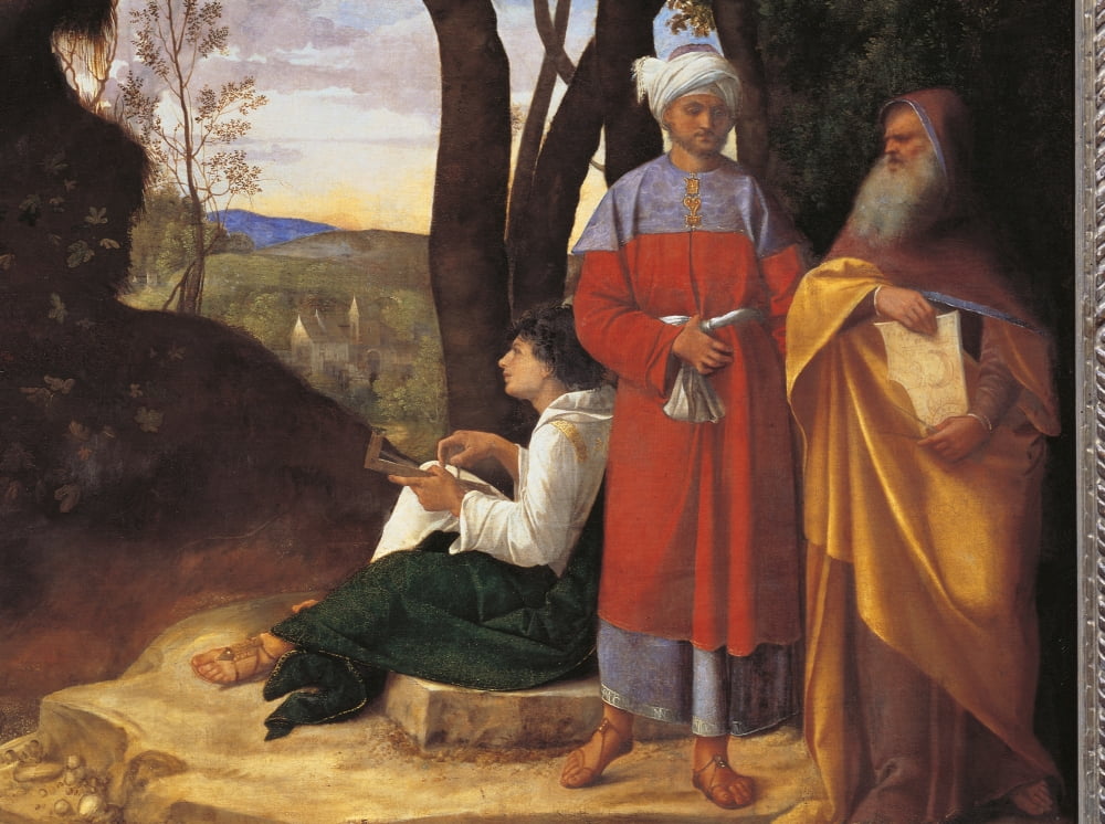 The Three Philosophers Canvas Art - (24 x 18)