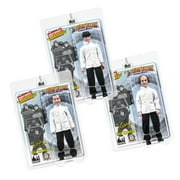 The Three Stooges 8 Inch Action Figures Series Idle Roomers [House Keeper Edition] Set of All 3