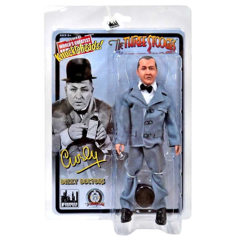 The Three Stooges Dizzy Doctors Curly Action Figure - Walmart.com