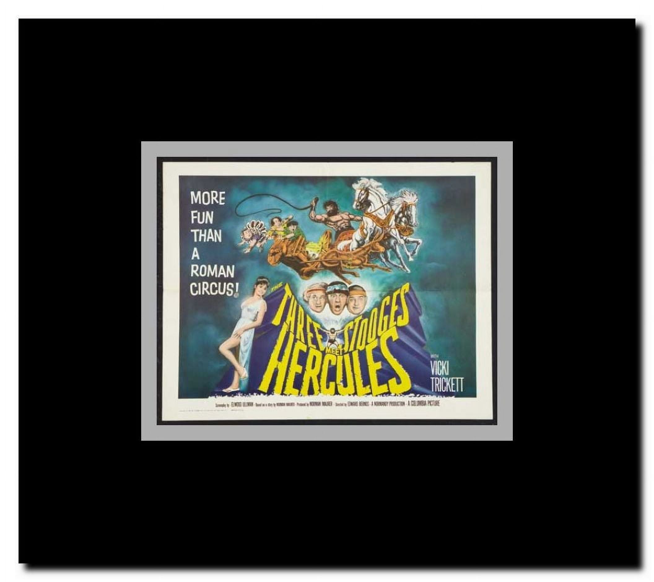 The Three Stooges Meet Hercules Framed Movie Poster