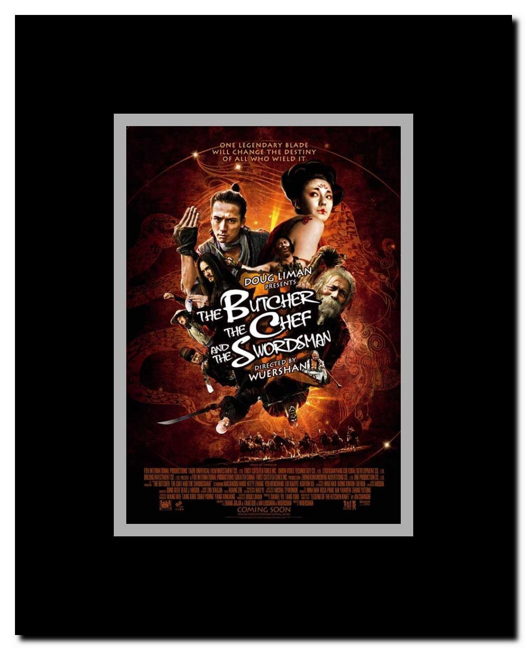 The Three Swordsmen Framed Movie Poster
