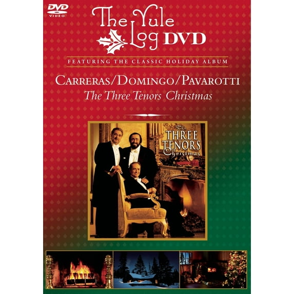 The Three Tenors Christmas - The Yule Log DVD NEW