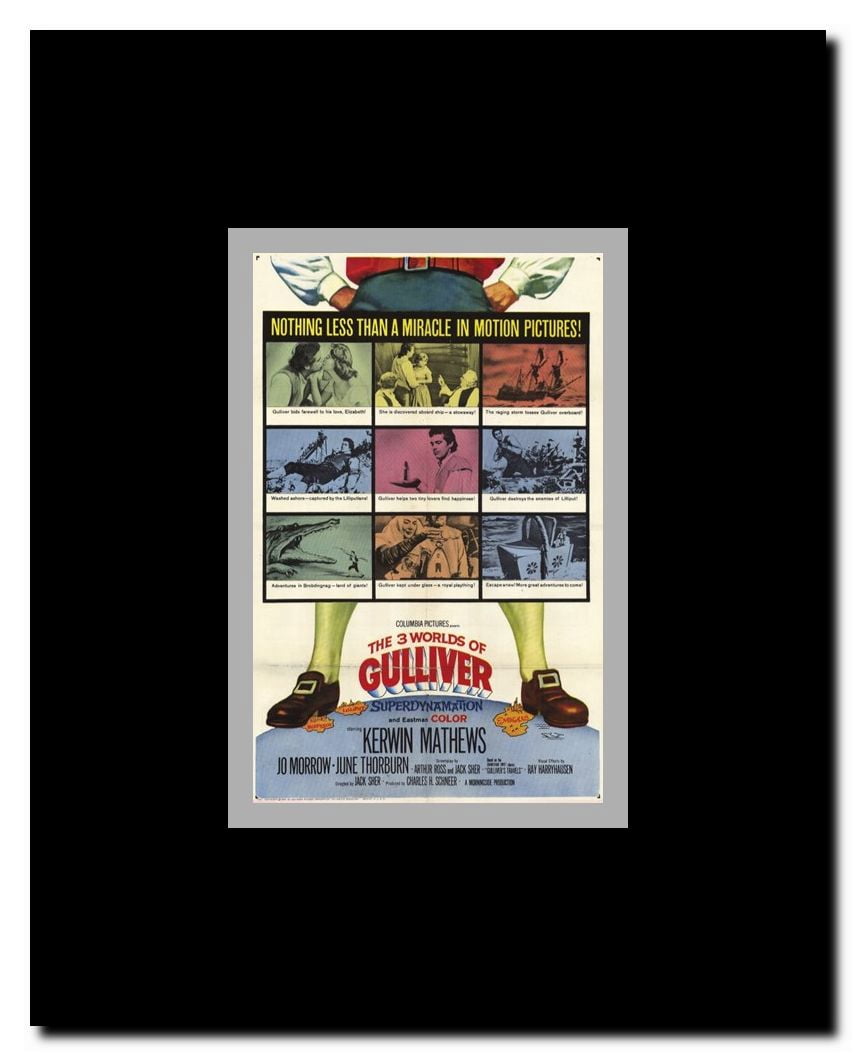 The Three Worlds of Gulliver Framed Movie Poster