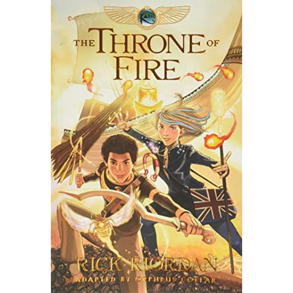 Pre-Owned Kane Chronicles, The, Book Two: Throne of Fire: The Graphic Novel, The-The Kane Chronicles, Book Two (Paperback) 1484714938 9781484714935