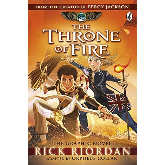 The Throne of Fire: The Graphic Novel (The Kane Chronicles Book 2) (Paperback) by Rick Riordan