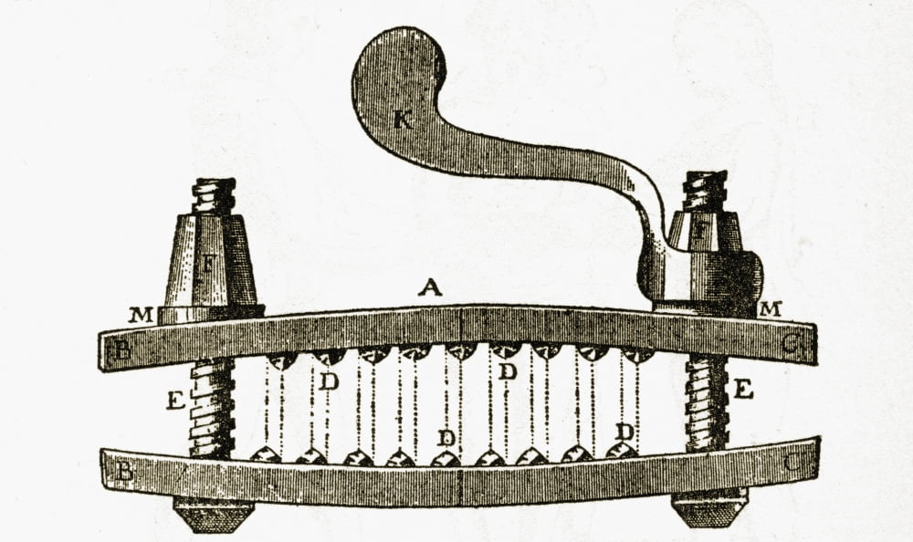 The Thumbscrew Of Maria Theresa Of Austria 1768 Canvas Art - Ken Welsh Design Pics (19 x 11)
