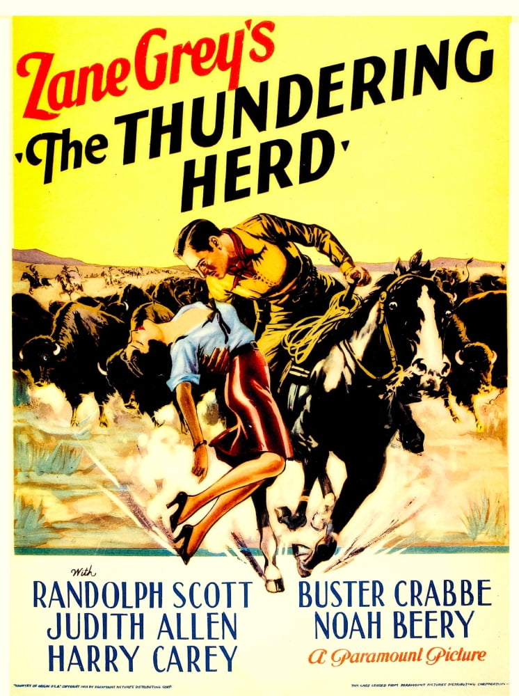 The Thundering Herd Canvas Art - (11 x 17)