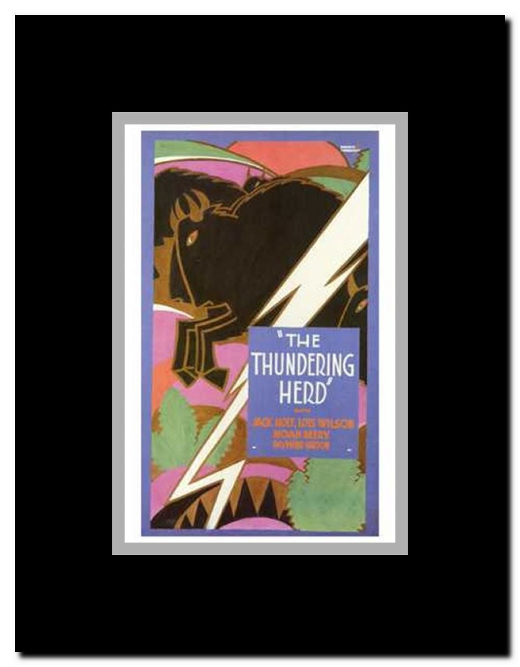 The Thundering Herd Framed Movie Poster