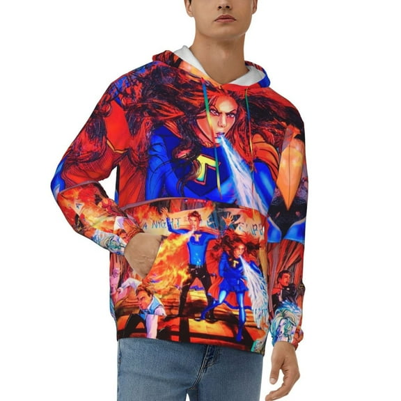The Thundermans Men's Hoodie Novelty Pattern Long Sleeve Unisex Pullover Hoodies Casual Hooded Sweatshirt with Pocket