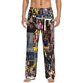 thumbnail image 1 of Mens Pajama Pants Ultra Soft Comfy Lounge Sleep Pants Print Loose Casual Bottoms Loungewear, 1 of 8