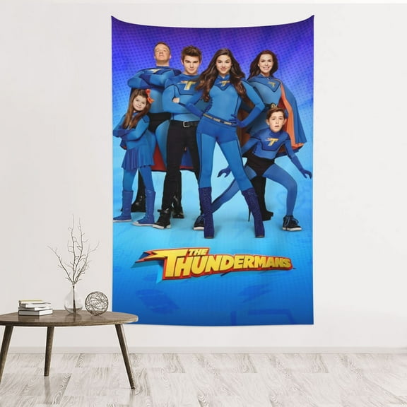 The Thundermans Tapestry Aesthetic Wall Hanging for Living Room Bedroom Art Tapestries Poster Blanket College Dorm Home Decor 60x40 Inch