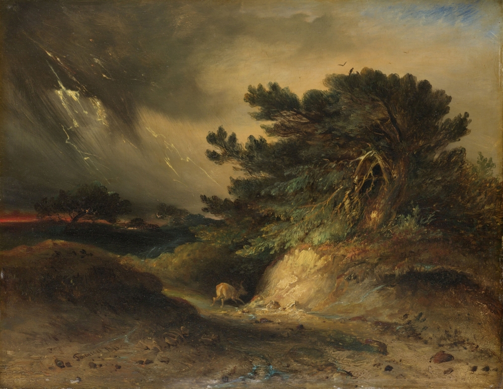 The Thunderstorm Canvas Art - (24 x 18)