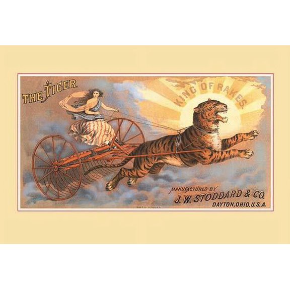 The Tiger - King of Rakes-Fine Art Canvas Print (20" x 30")