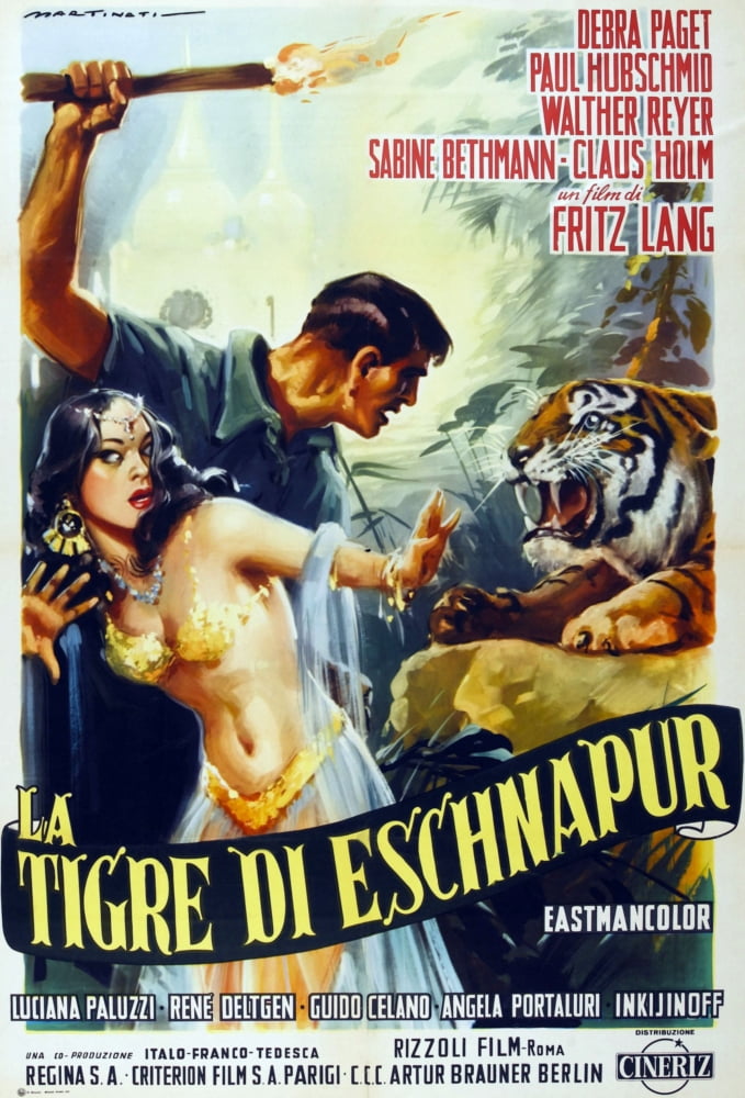 The Tiger Of Eschnapur Canvas Art -  (11 x 17)