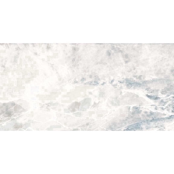 The Tile Life Adin 4" x 4" White Polished Porcelain Tile Sample