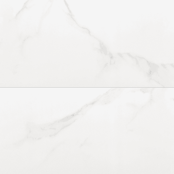 The Tile Life Adonis Pure 24" x 48" White Satin Porcelain Floor and Wall Tile, Case (2 Tiles)