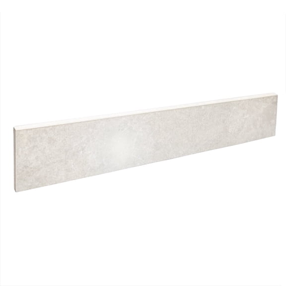 The Tile Life Alpe Stone 3 in x 24 in Perla Polished Porcelain Bullnose Tile