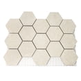 thumbnail image 1 of The Tile Life Alpe Stone Limestone 3" x 3" Bone Matte Porcelain Mosaic Floor and Wall Tile 1 Sheet, 1 of 8