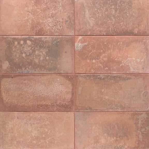 The Tile Life Arcilla 4" x 4" Rose Satin Porcelain Tile Sample