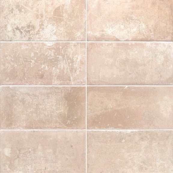 The Tile Life Arcilla 4" x 4" White Satin Porcelain Tile Sample