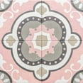 thumbnail image 1 of The Tile Life Art Deco Pink 8" x 8" Porcelain Floor and Wall Tile, 25 Piece (10.76 Sq. ft.), 1 of 11