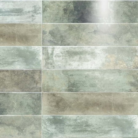 The Tile Life Avila Green 2.75" x 11.75" Glossy Ceramic Wall Tile (5.38 Sq. ft./Case)