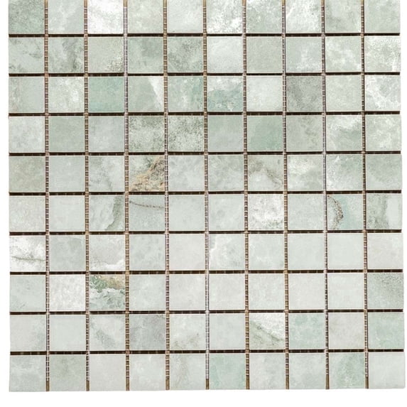 The Tile Life Banff Onice Jade 1" x 1" Matte Porcelain Mosaic Floor and Wall Tile (0.97 Sq. ft./Case)