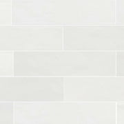 The Tile Life Battery Park 2.31x14.44 Rectangle Porcelain Wall Tile, Bianco (11.62 Sq. ft./Case)