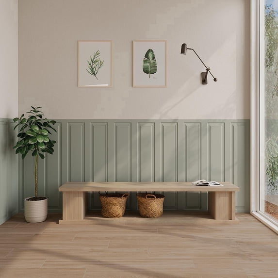 The Tile Life Boudoir Wainscoting 4" x 4" Tomillo Matte Porcelain Tile Sample, 1 Piece