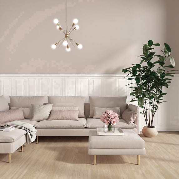 The Tile Life Boudoir Wainscoting 4" x 4" Etereo Matte Porcelain Tile Sample 1 Piece