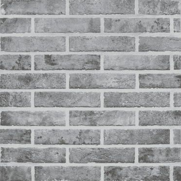 The Tile Life Brick City Gray Porcelain Floor and Wall Tile, 2" x 10", 32-Piece