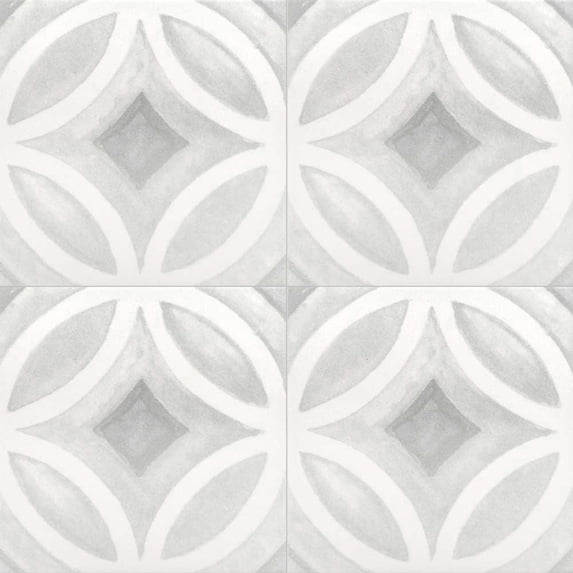 The Tile Life Cadence 6" x 6" Gray Matte Porcelain Floor and Wall Tile, Case of 25
