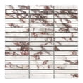 thumbnail image 1 of The Tile Life Cala Rosso 4" x 4" Viola Polished Porcelain TIle Sample, 1 Piece, 1 of 15