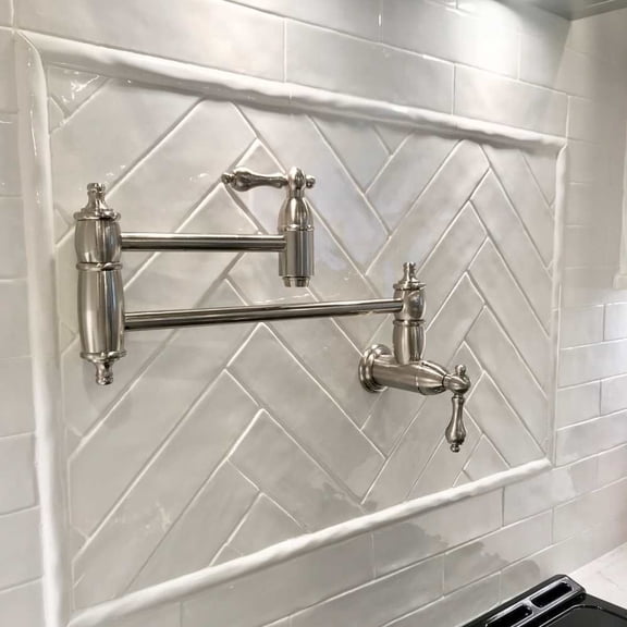 The Tile Life Chelsea Blanco Polished Ceramic Wall Tile, 2 x 10 in, 32-Piece, Subway Look