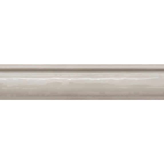The Tile Life Chelsea 2" x 10" Bone Polished Ceramic Chair Rail