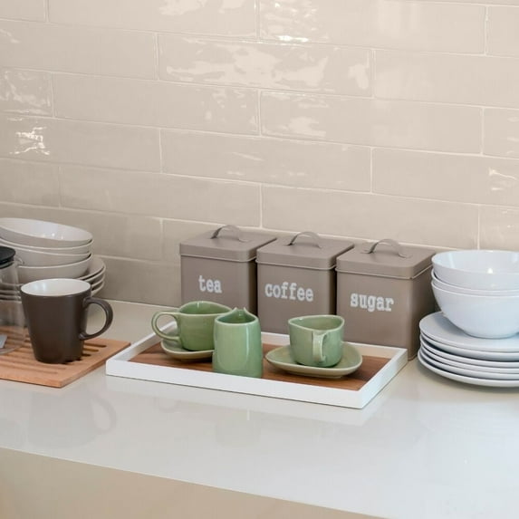 The Tile Life Chelsea Bone Polished Ceramic Wall Tile, 2 x 4 in, 1-Piece Sample