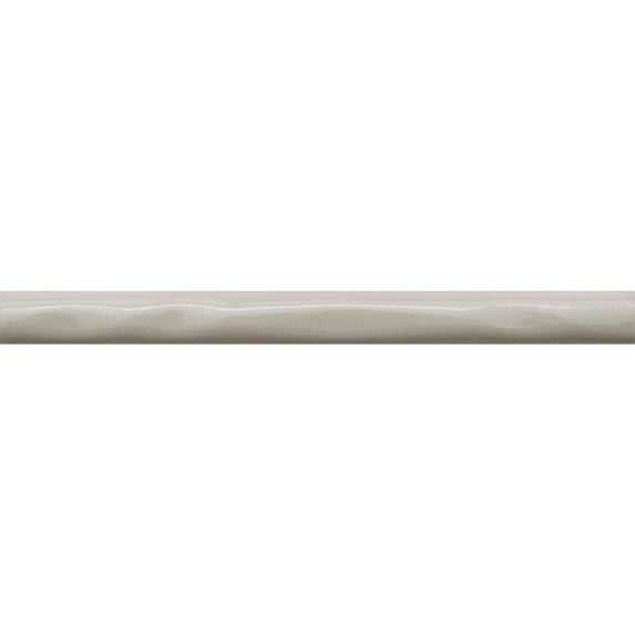 The Tile Life Chelsea 1" x10" Bone Polished Ceramic Pencil Liner Tile