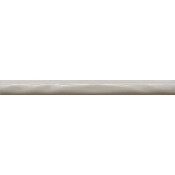 The Tile Life Chelsea 1" x10" Bone Polished Ceramic Pencil Tile