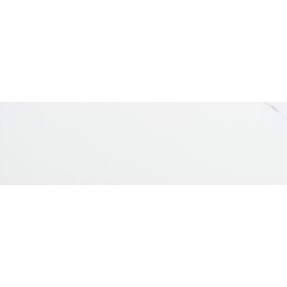 The Tile Life Chronos White/ Gold Matte Porcelain Subway Floor & Wall Tile, 4 x 13 in, 10-Piece