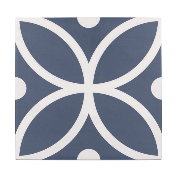 The Tile Life Circa 8" x 8" Bergen Azul Matte Porcelain Floor and Wall Tile (10.76 Sq. ft./Case)