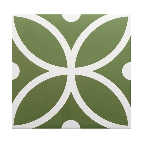 The Tile Life Circa 8" x 8" Bergen Verde Matte Porcelain Floor and Wall Tile (10.76 Sq. ft./Case)