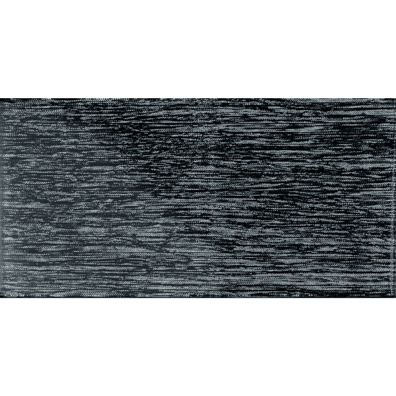 The Tile Life Cosmos 3" x 6" Black Shiny Glass Mosaic Tile Sheet 1 Piece