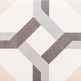 thumbnail image 1 of The Tile Life DaVinci Beige Porcelain Encaustic Tile - 7.9 x 7.9 in. - 14-Piece - Floor, Wall, Backsplash, 1 of 9