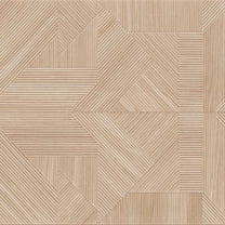 The Tile Life Daintree 4" x 4" Haya Matte Wood-Look Ceramic Relief Tile Sample, 1 Piece